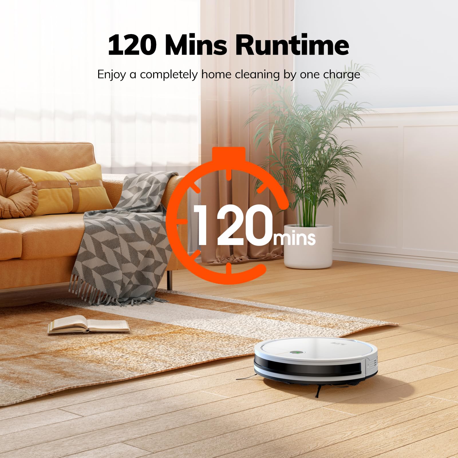 Foto 4 | Robot Aspirador Ilife V2, Succión Sin Enredos, 120 Min - Venta Internacional.