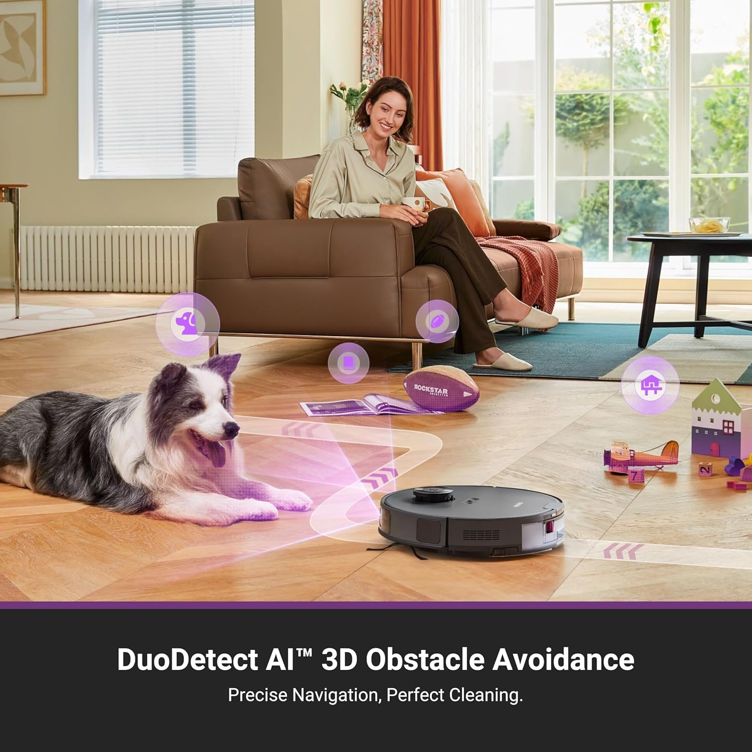 Foto 4 | Combinación De Robot Aspirador Y Trapeador Eureka E20 Plus Con Succión De 8000 Pa - Venta Internacional.