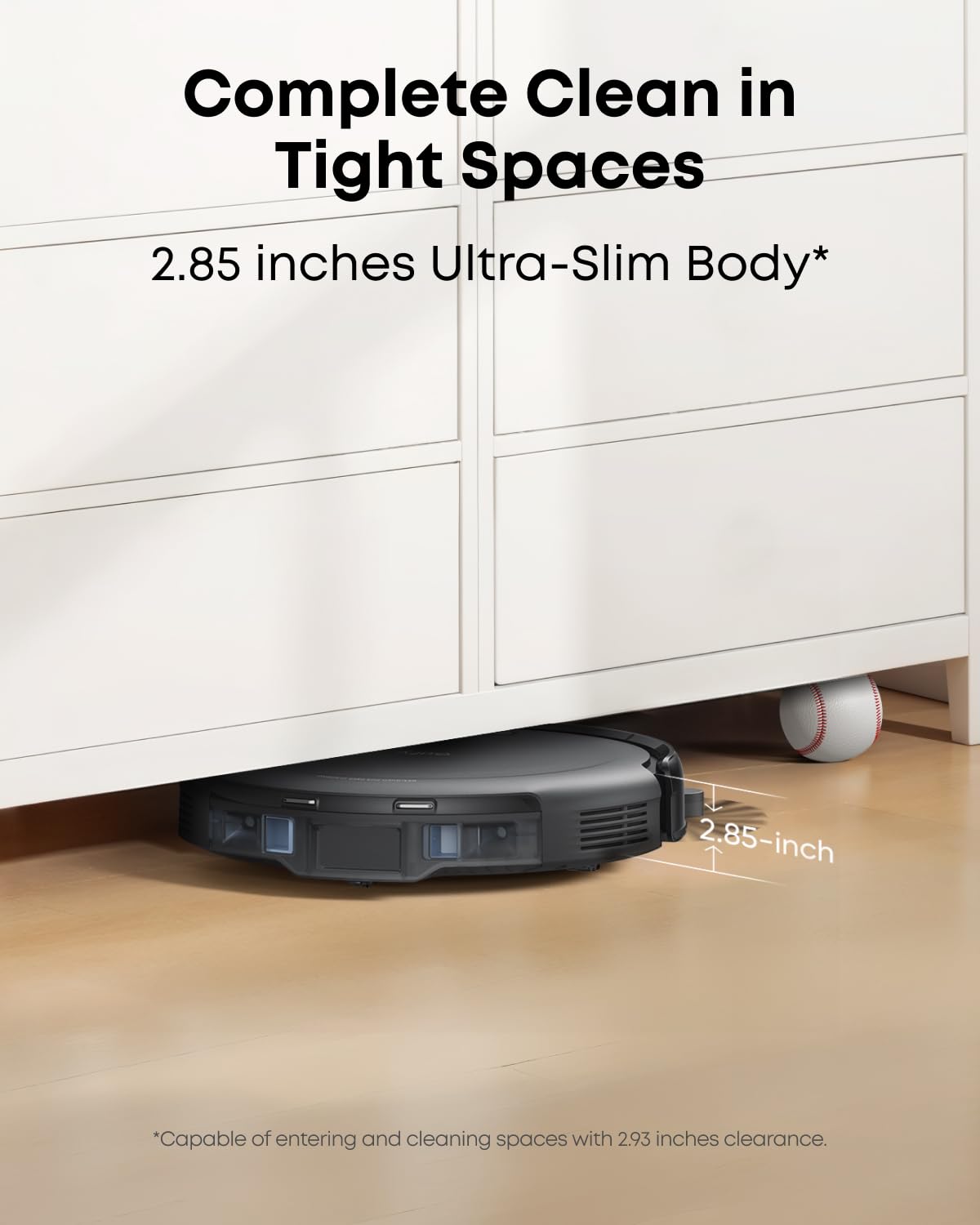 Foto 6 pulgar | Robot Aspirador Eufy C10 con Estación - Venta Internacional