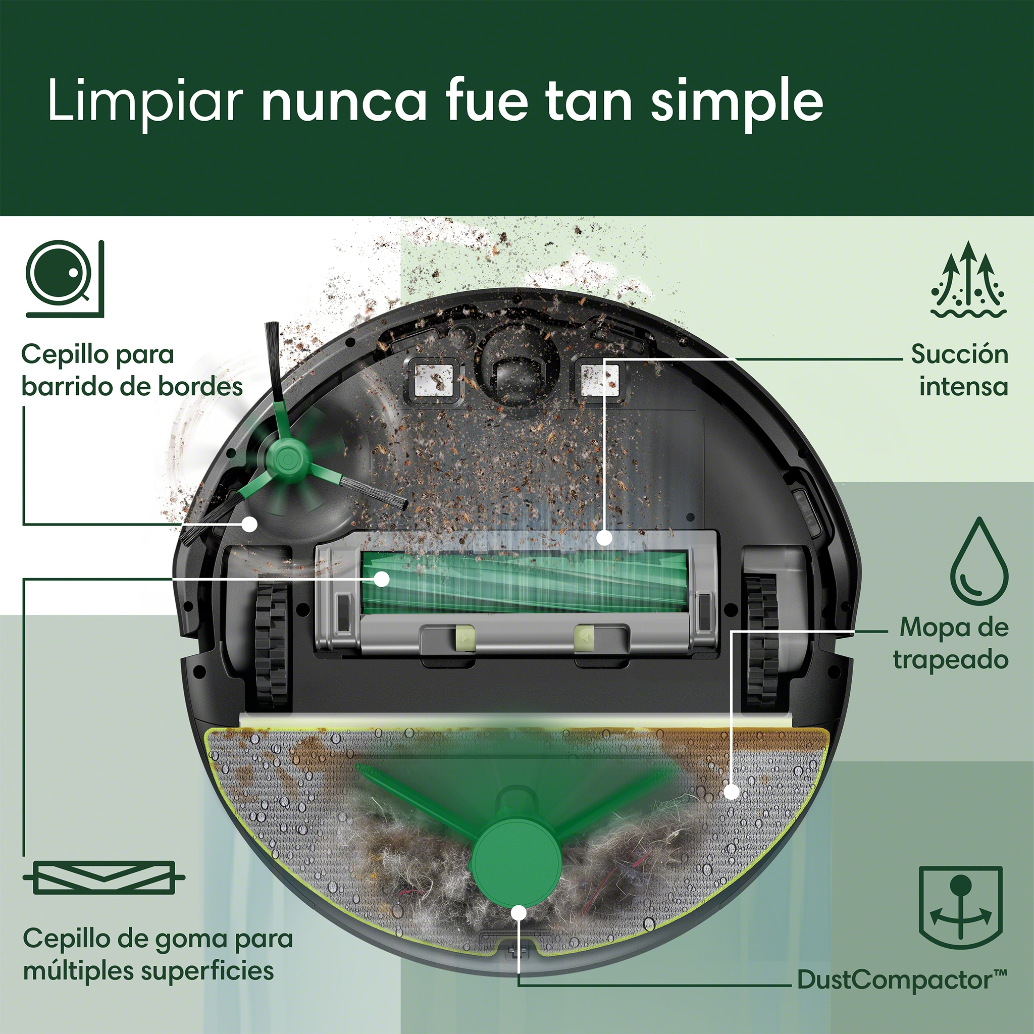 Foto 4 pulgar | Robot Aspiradora iRobot con Wifi