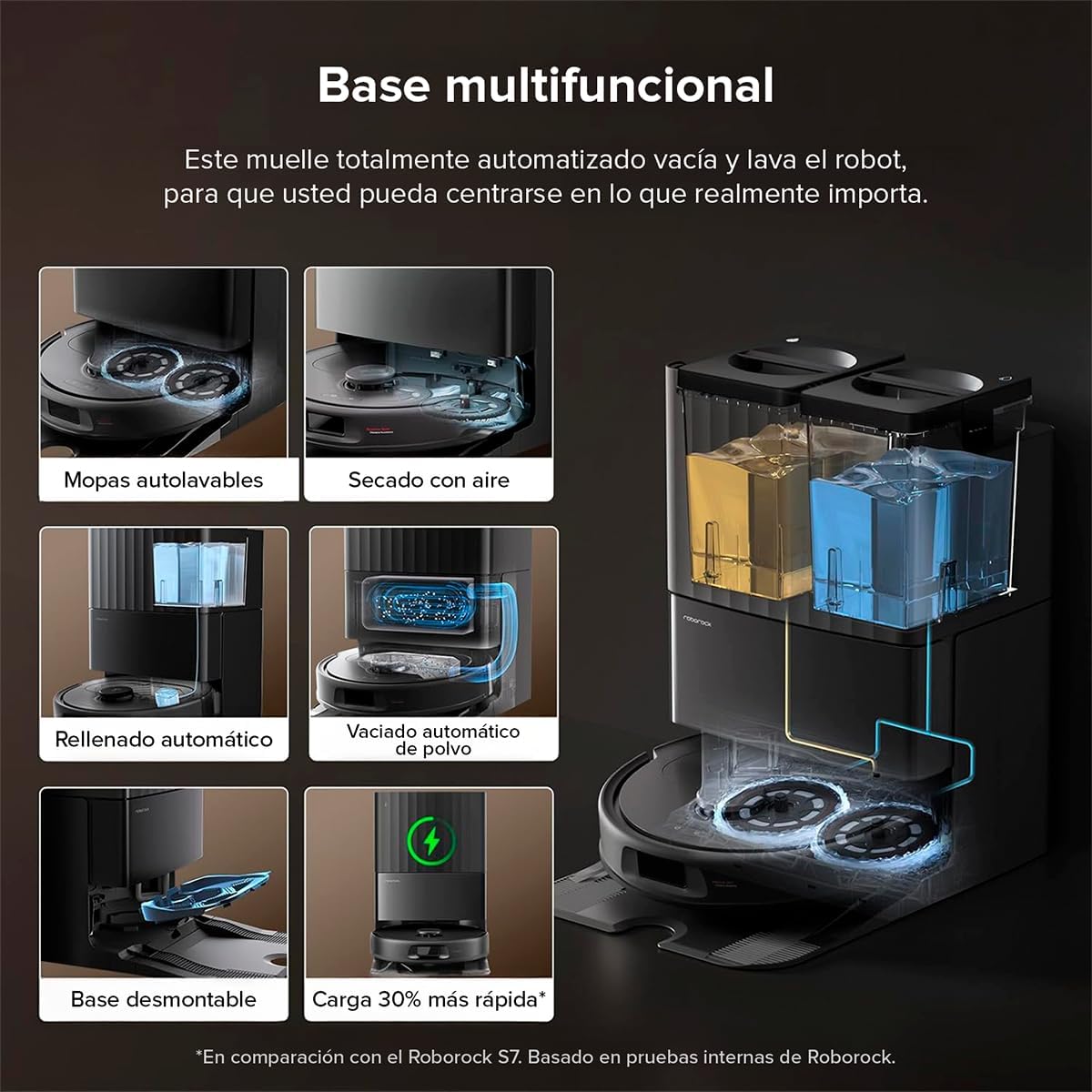 Foto 4 pulgar | Roborock Qr798 Robot Aspirador Y Trapeador