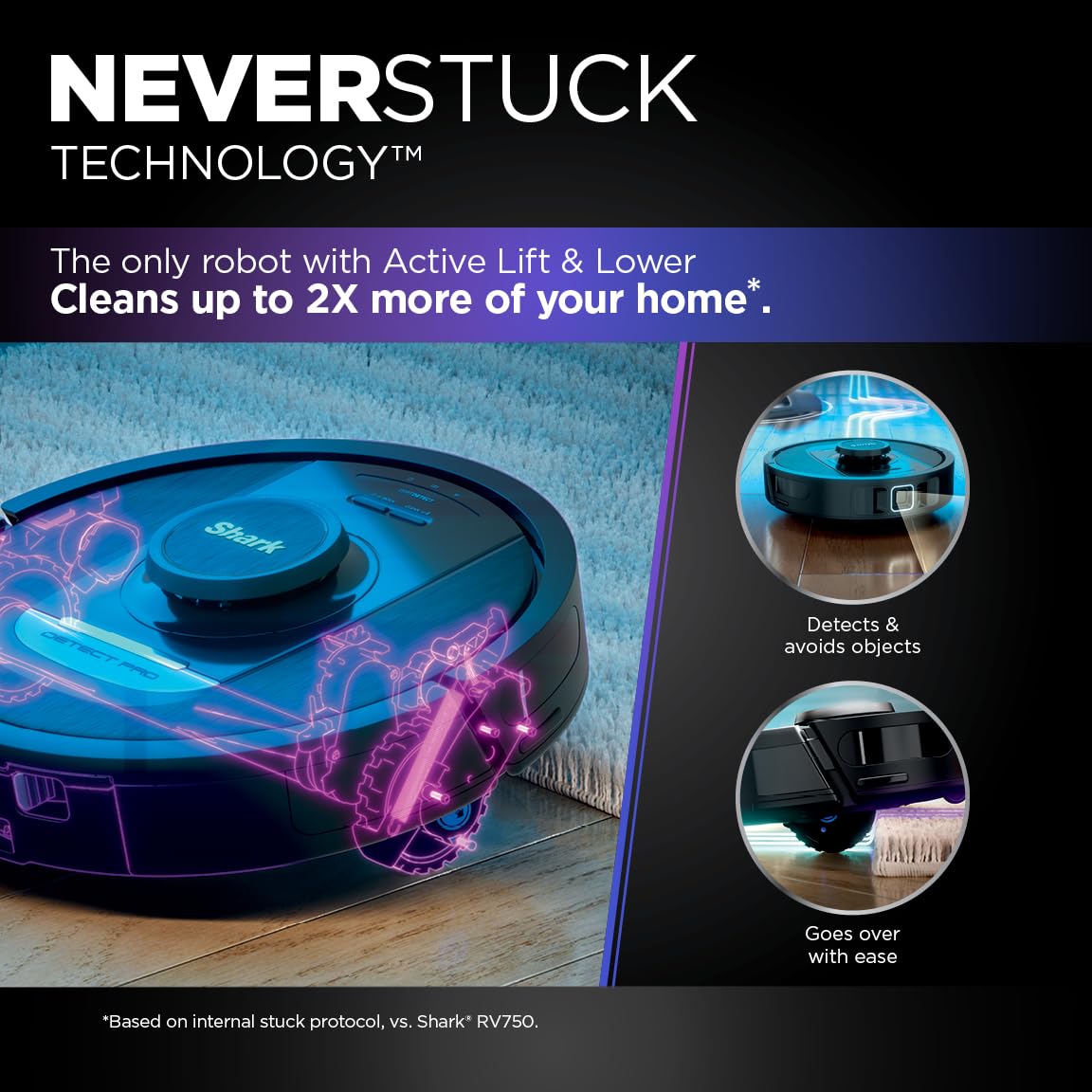 Foto 6 pulgar | Robot Aspirador Shark Detect Pro Con Autovaciado Negro - Venta Internacional.