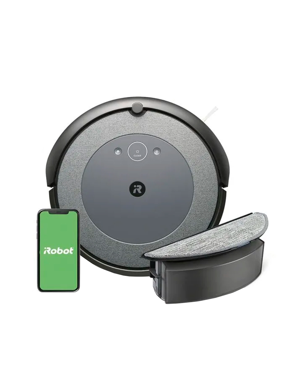 Foto 3 pulgar | Robot Aspiradora Y Trapeador Irobot Roomba Combo I5
