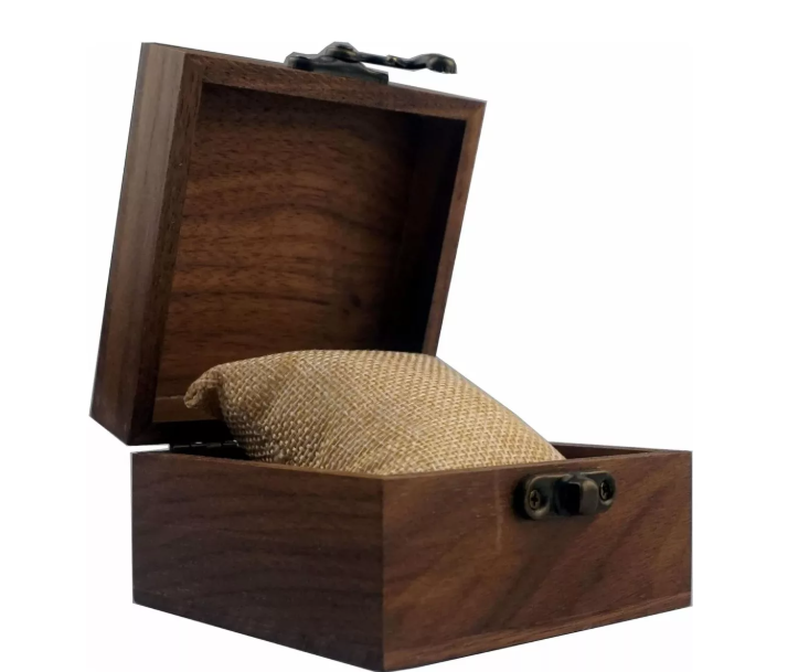 Foto 3 pulgar | Caja Xtellar Organizadora Madera Nogal Vintage Para Relojes Collares
