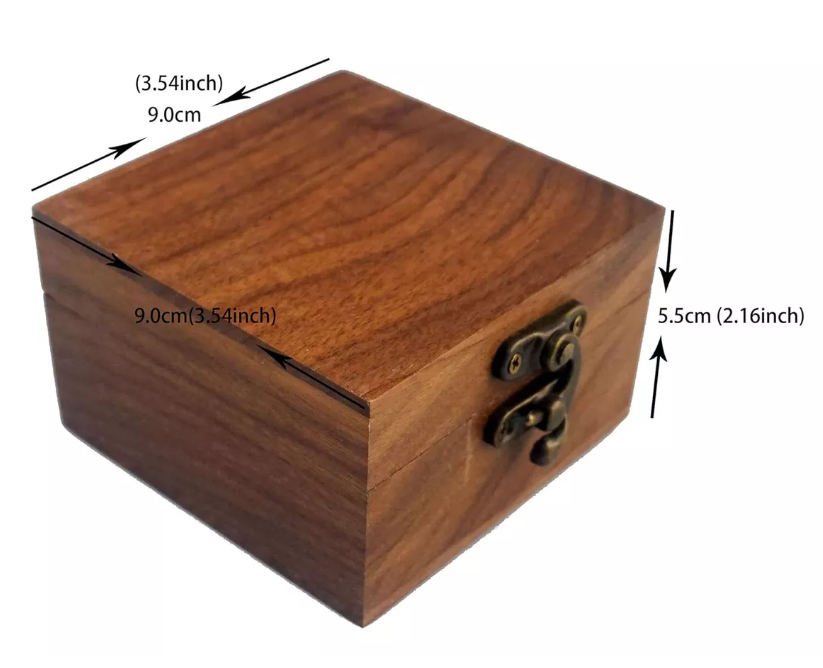 Foto 4 pulgar | Caja Xtellar Organizadora Madera Nogal Vintage Para Relojes Collares