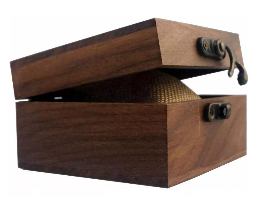 Foto 5 pulgar | Caja Xtellar Organizadora Madera Nogal Vintage Para Relojes Collares