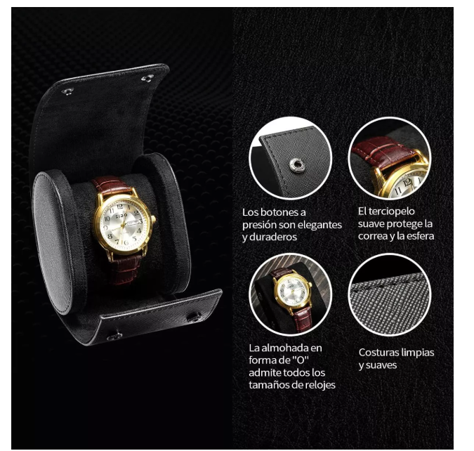 Foto 4 pulgar | Estuche Xtellar Negra para Reloj