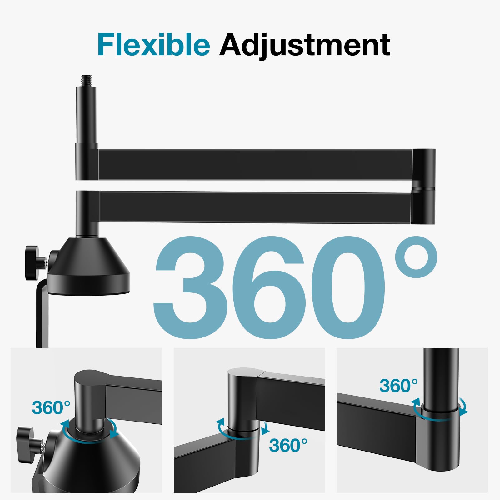 Foto 4 | Venta Internacional - Soporte De Micrófono Innogear De Perfil Bajo Para Fifine Am8 K669b