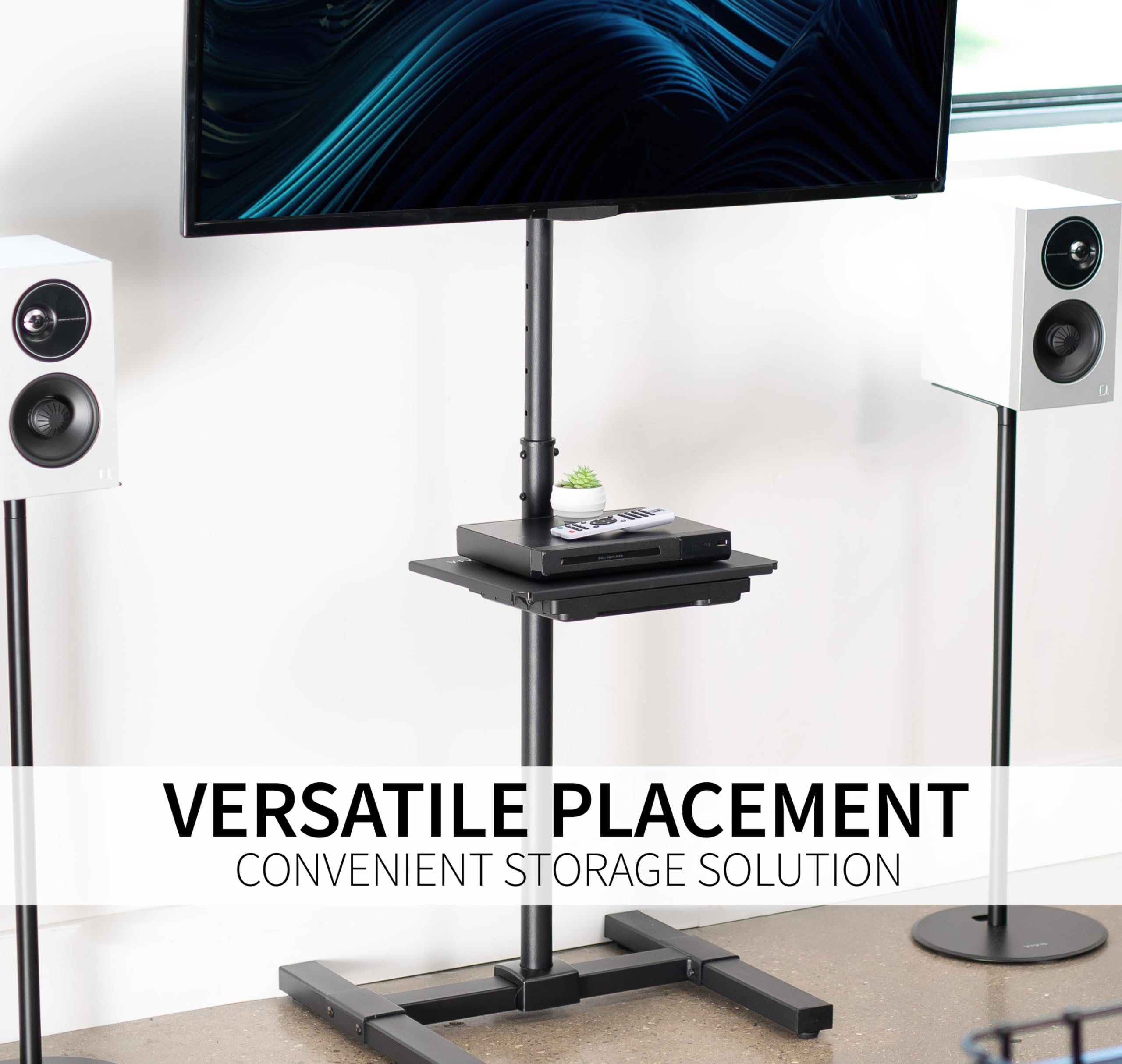 Foto 4 pulgar | Estante De Montaje En Poste Con Cajón Para Soporte De Micrófono Vivo Steel - Venta Internacional.