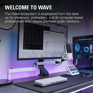 Foto 7 | Brazo Para Micrófono Elgato Wave Mic Arm Lp White Premium - Venta Internacional.