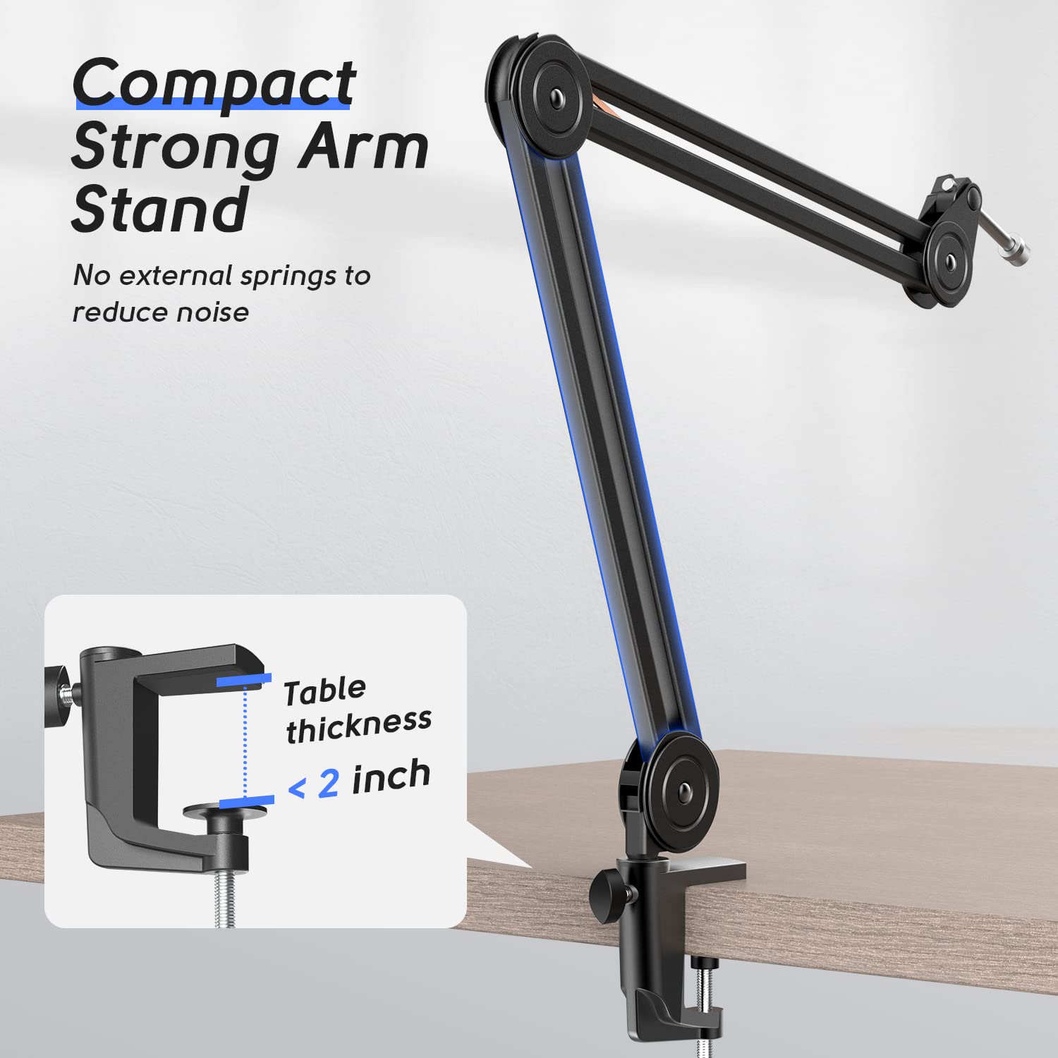 Foto 6 pulgar | Soporte Para Micrófono Fifine Heavy Duty Boom Arm Bm63 - Venta Internacional.