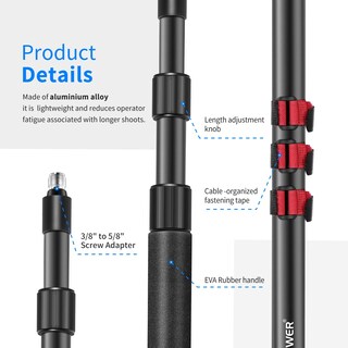 Foto 5 | Micrófono Boom Arm Neewer Nw-7000 De 0,9 M A 2,4 M De Longitud - Venta Internacional.