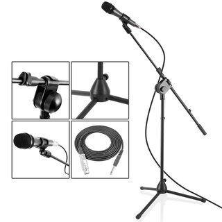 Foto 1 | Micrófono Pyle Pmksm20 Dynamic Con Soporte Para Trípode Y Filtro Pop - Venta Internacional.