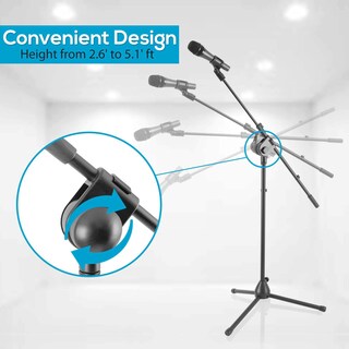 Foto 2 | Micrófono Pyle Pmksm20 Dynamic Con Soporte Para Trípode Y Filtro Pop - Venta Internacional.