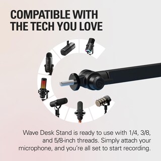 Foto 3 | Soporte De Escritorio Para Micrófonos Elgato Wave - Venta Internacional.
