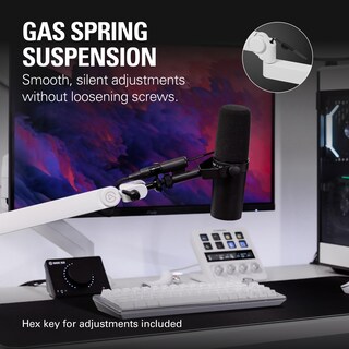 Foto 5 | Brazo para Micrófono Elgato Wave Mic Arm Pro Blanco- Venta Internacional