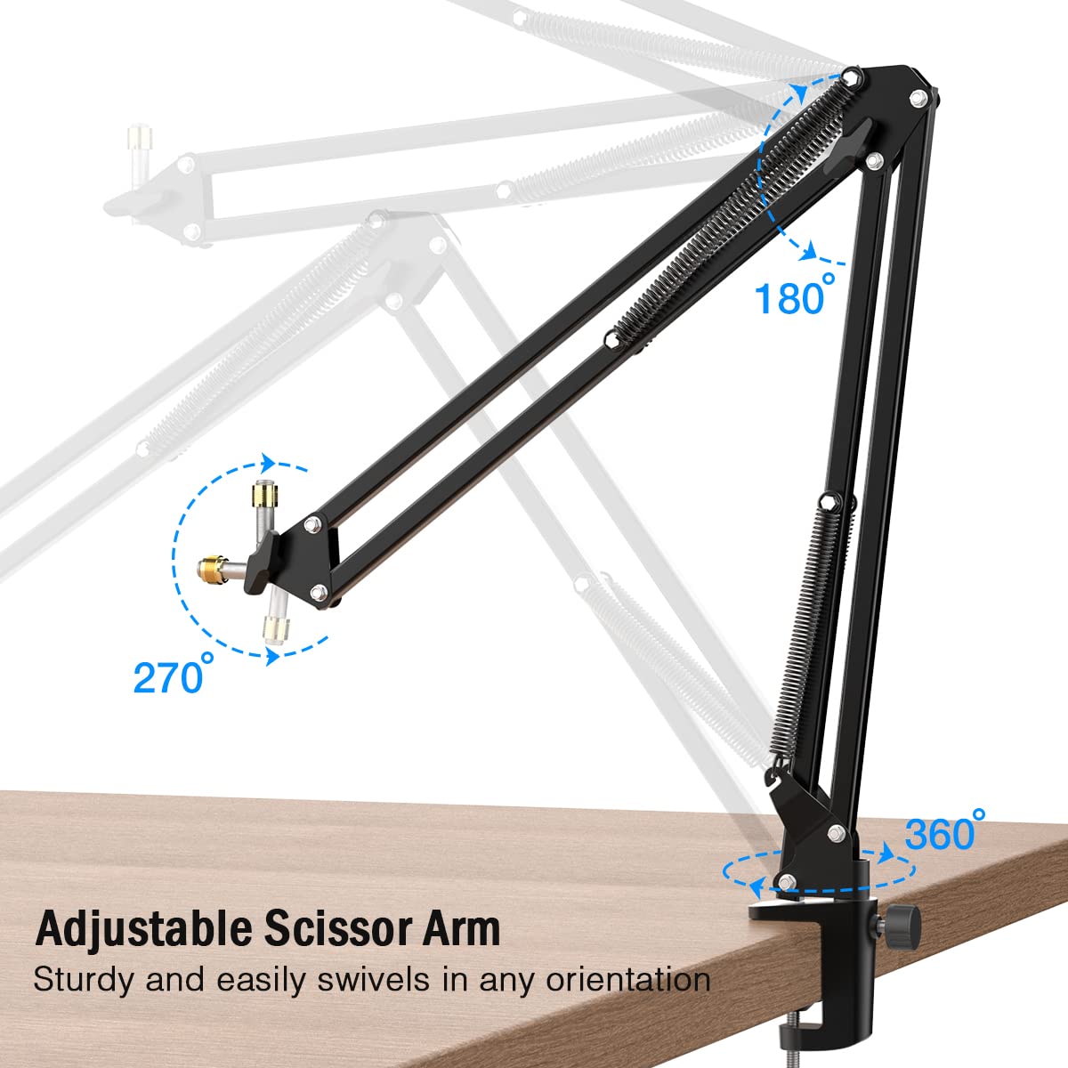 Foto 3 pulgar | Soporte De Brazo Para Micrófono Fifine Suspension Boom Scissor Cs1 - Venta Internacional.