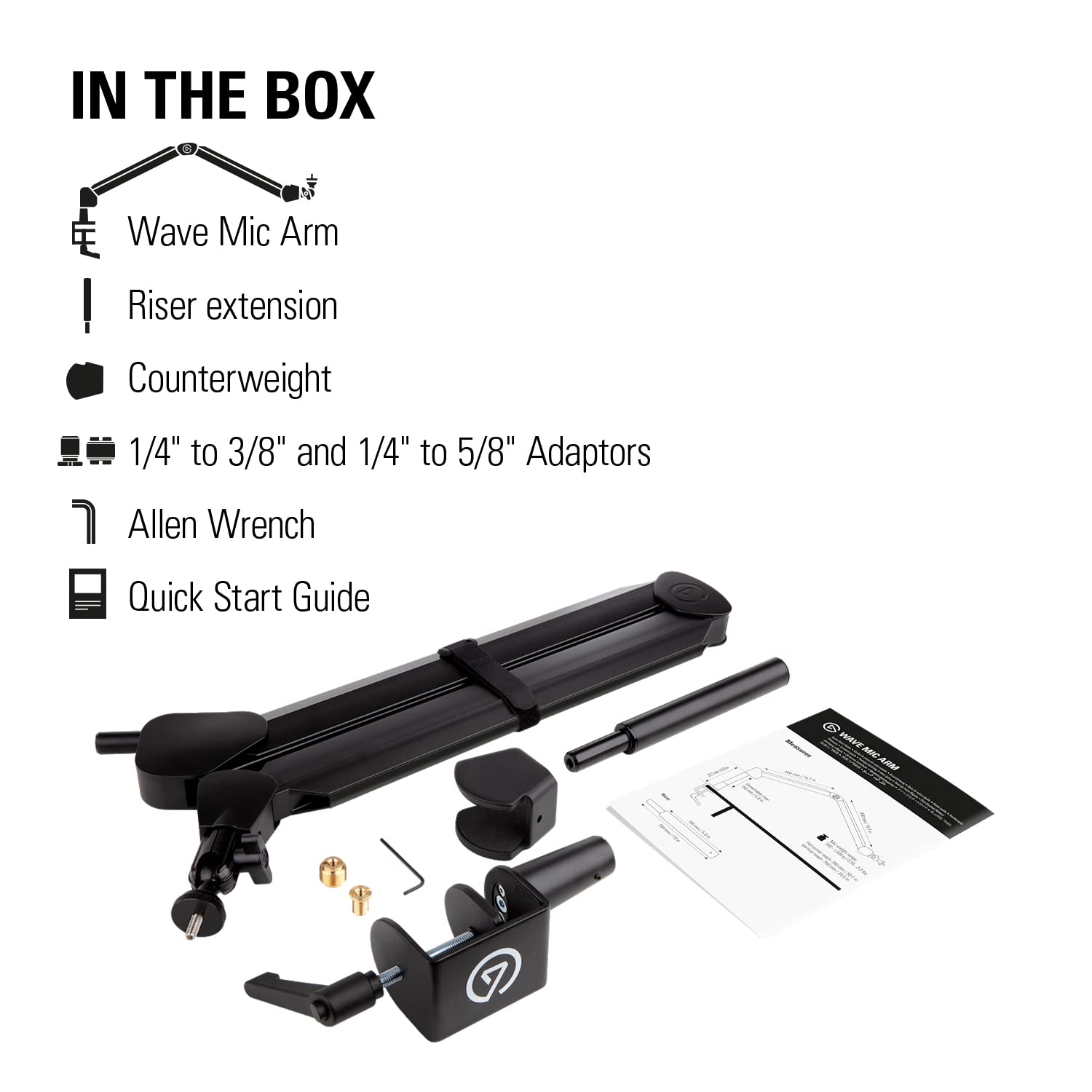 Foto 6 | Brazo De Micrófono Broadcasting Boom Arm Elgato Wave Con Gestión De Cables - Venta Internacional.