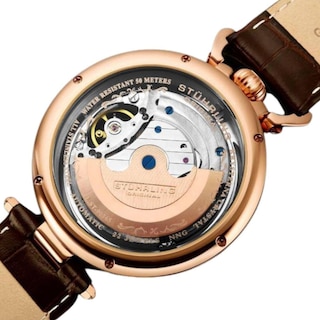Foto 2 | Reloj Stührling Mx Legacy Modena 889 46mm color Rose Gold/Café para Hombre