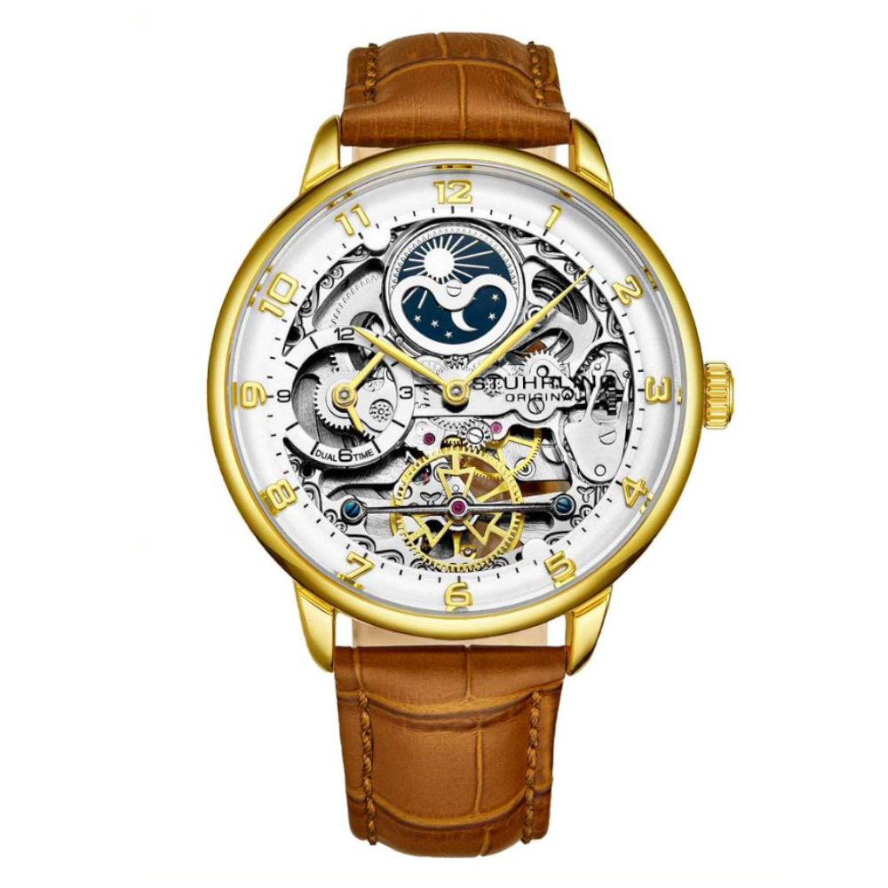 Reloj Stührling Mx Legacy Dublín 3925 40 mm color Dorado