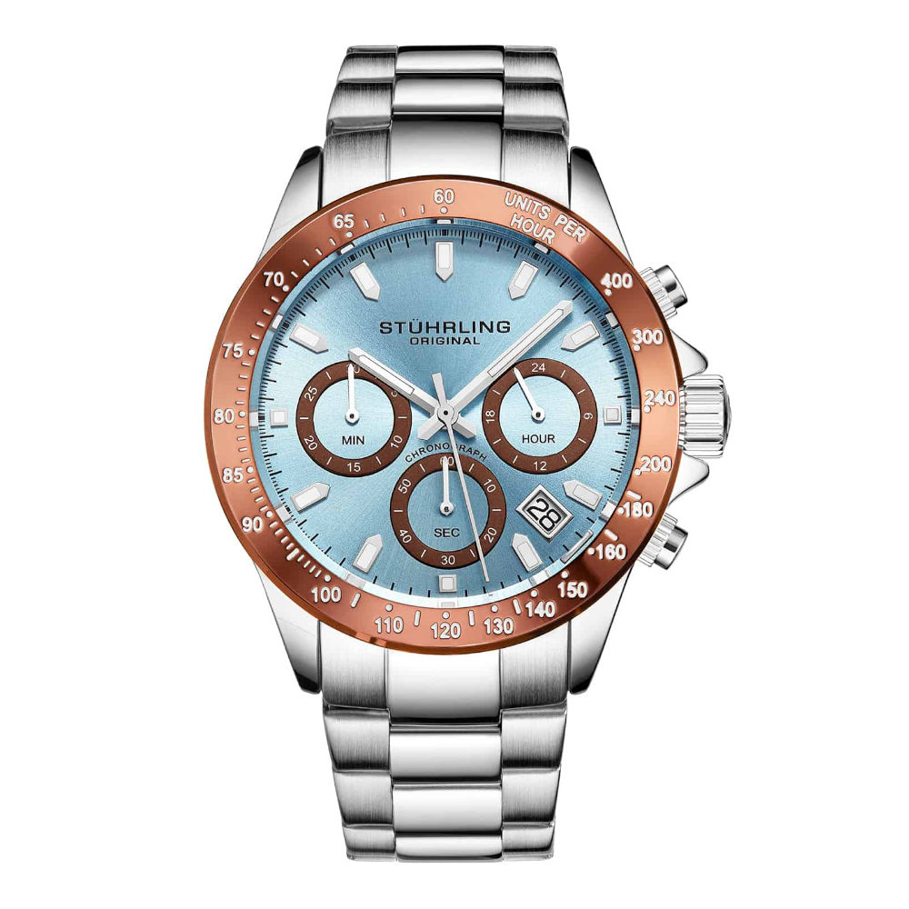 Reloj Stührling Mx Cuarzo Monaco Ultima 3960 42mm Multicolor