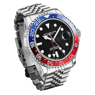 Foto 3 | Reloj Stührling Mx Cuarzo Aquadiver Meridian 3968 42mm Multicolor