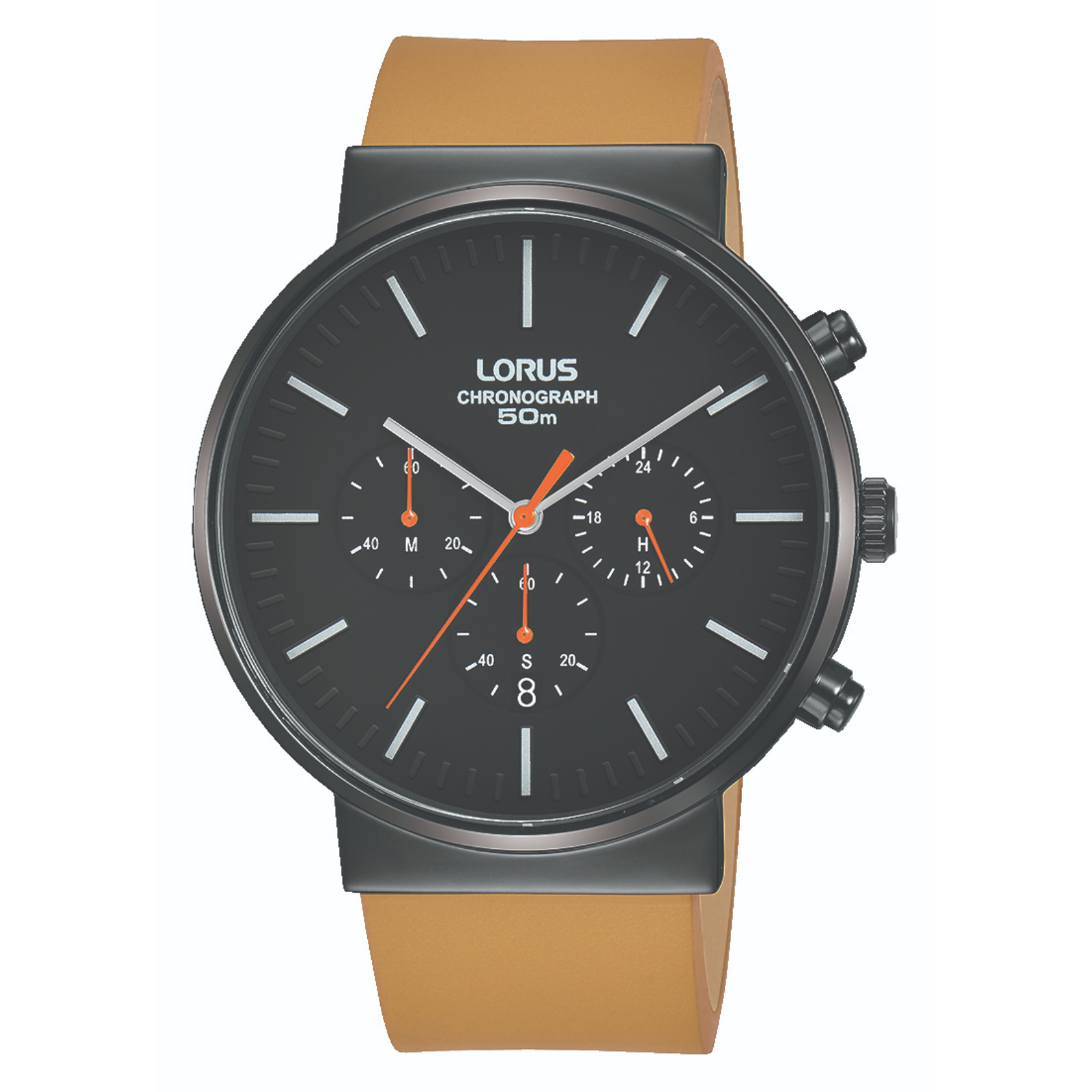 Reloj de Pulso Lorus Rt379gx9 color Negro con Café para Hombre