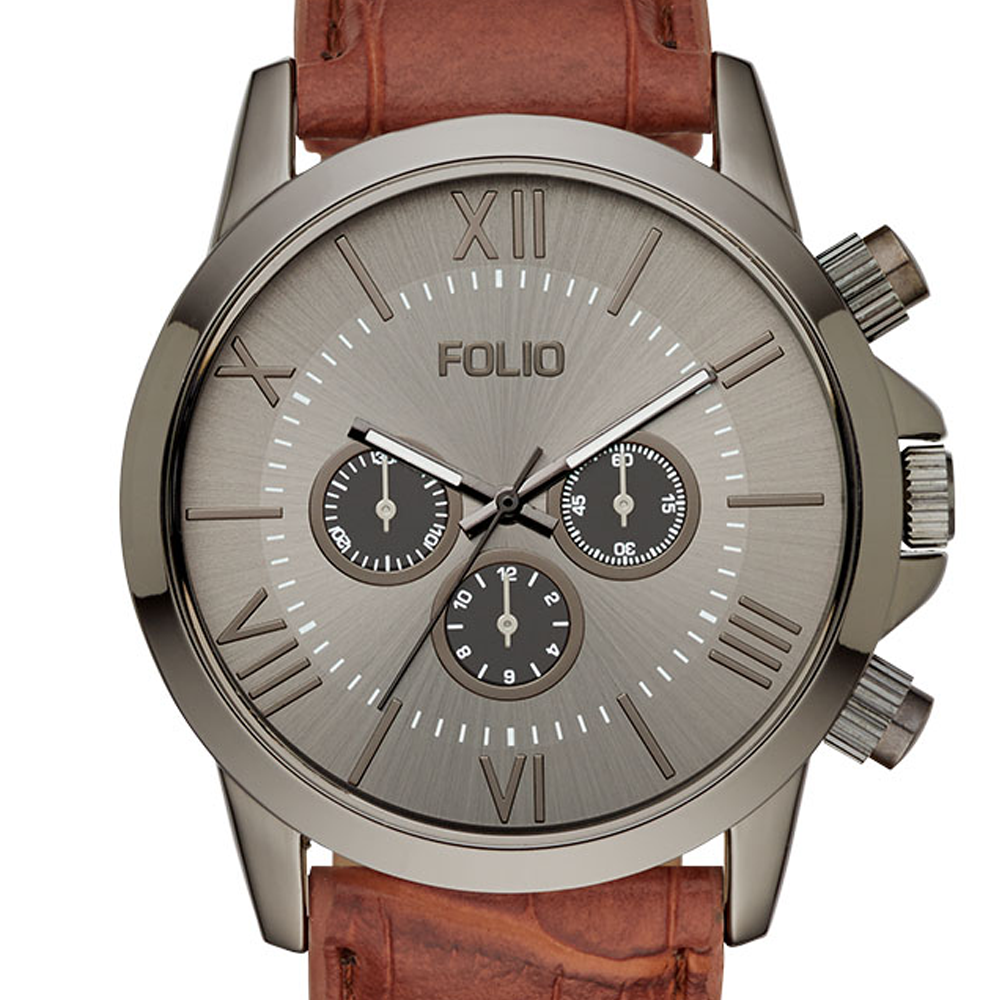 Foto 3 pulgar | Reloj Folio Fmdfl5010 Gunmetal