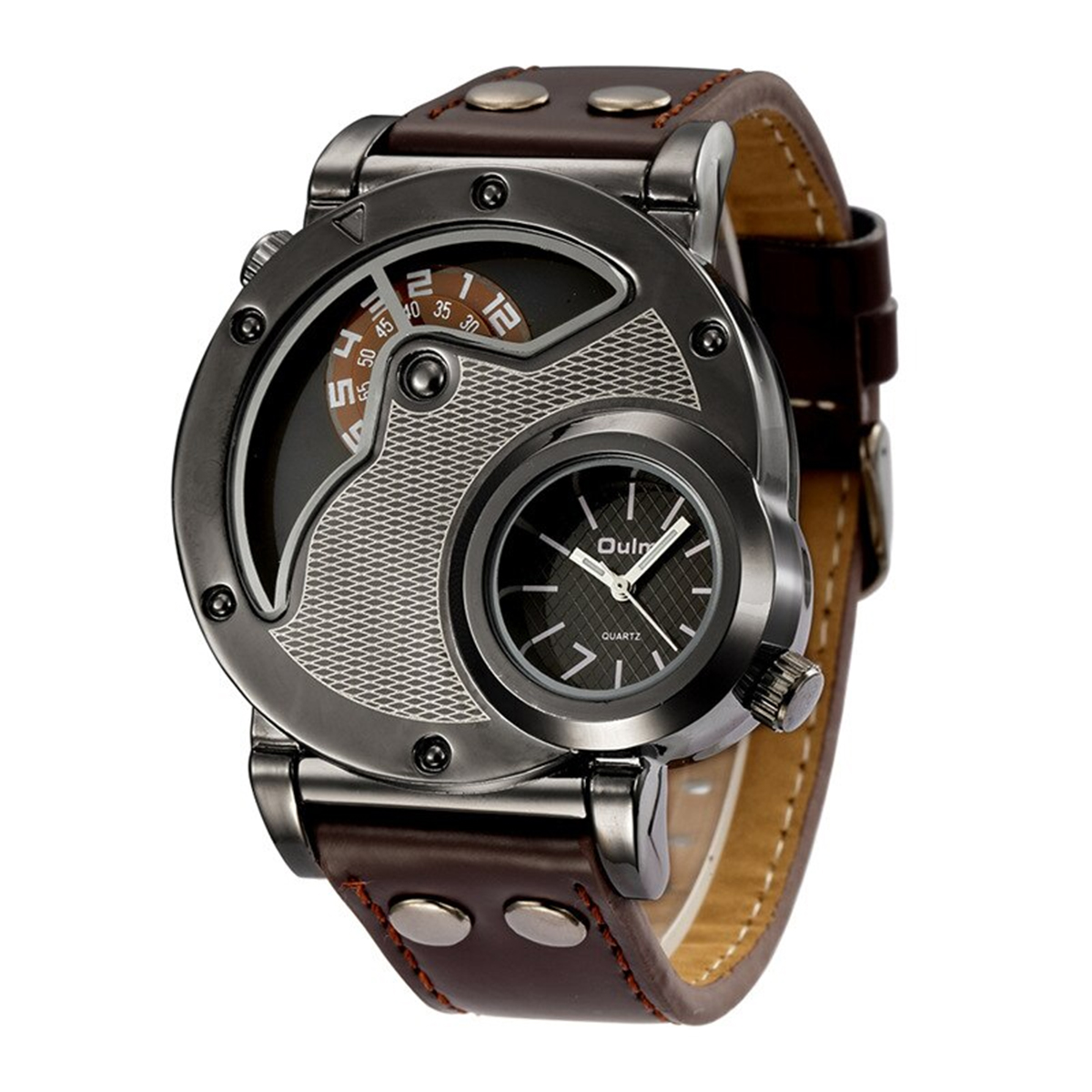 Reloj Pulsera Lujo Hombre Acero Inoxidable Fralugio 9591