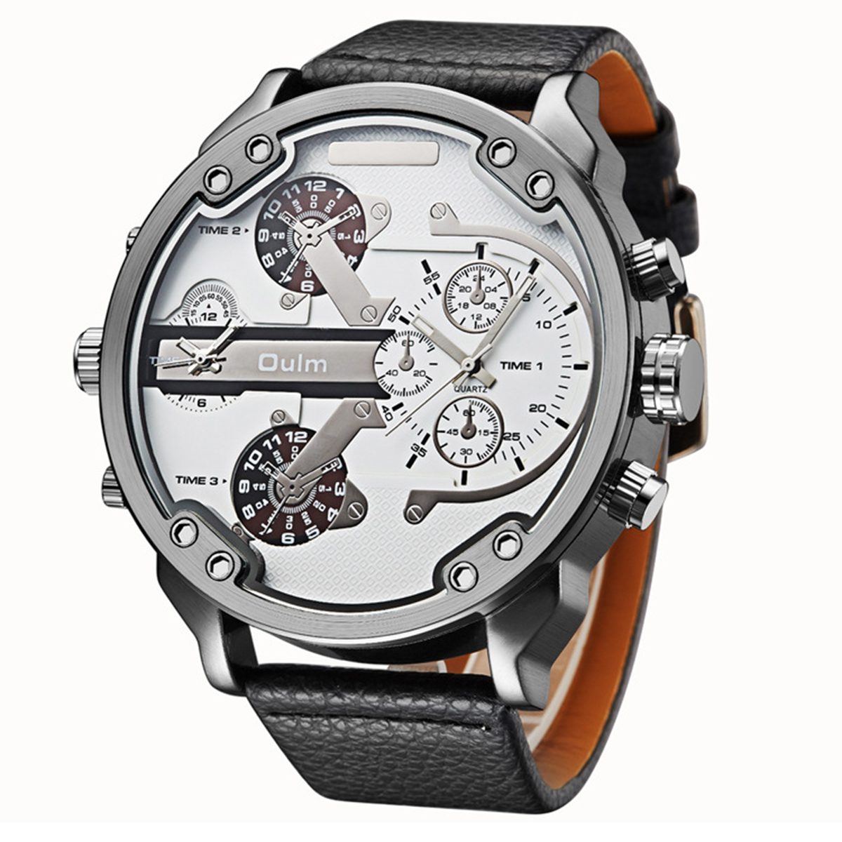 Reloj Pulsera Lujo Hombre Acero Inoxidable Fralugio 5918