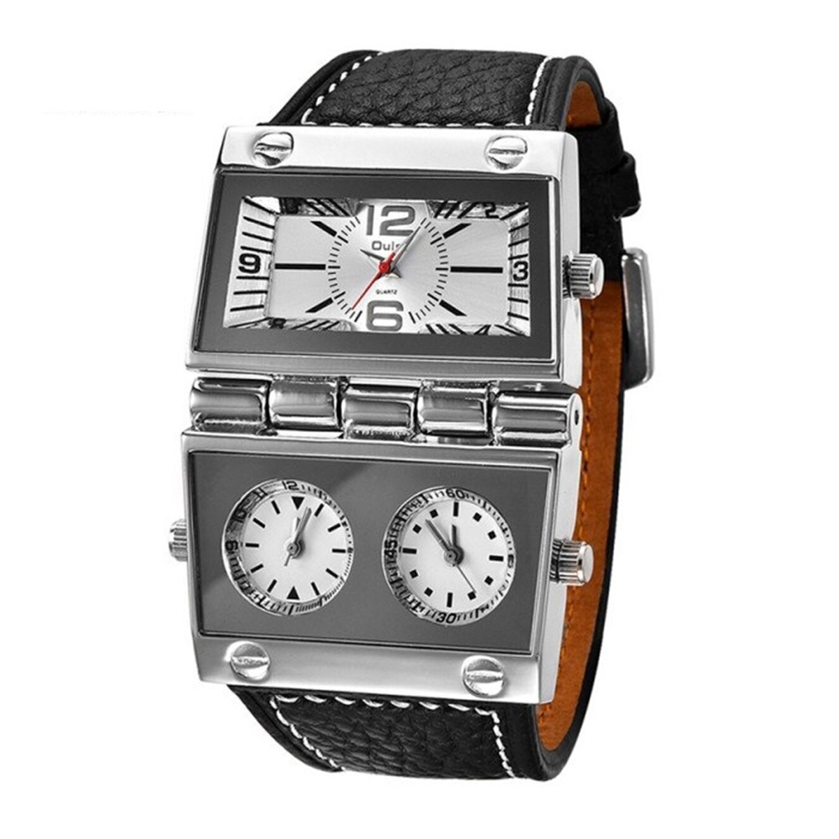 Reloj Pulsera de Lujo Fralugio Hp9525 para Hombre Acero Inoxidable color Plateado