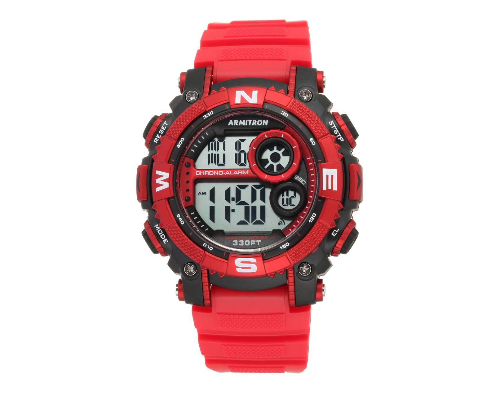 Reloj Armitron 408284rdbk Color Rojo Digital Unitalla