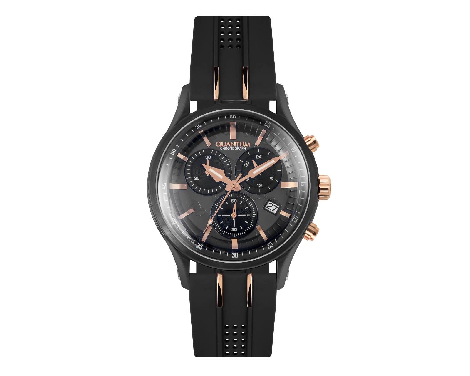 Reloj Quantum Pwg773.651 Color Negro Análogo Unitalla