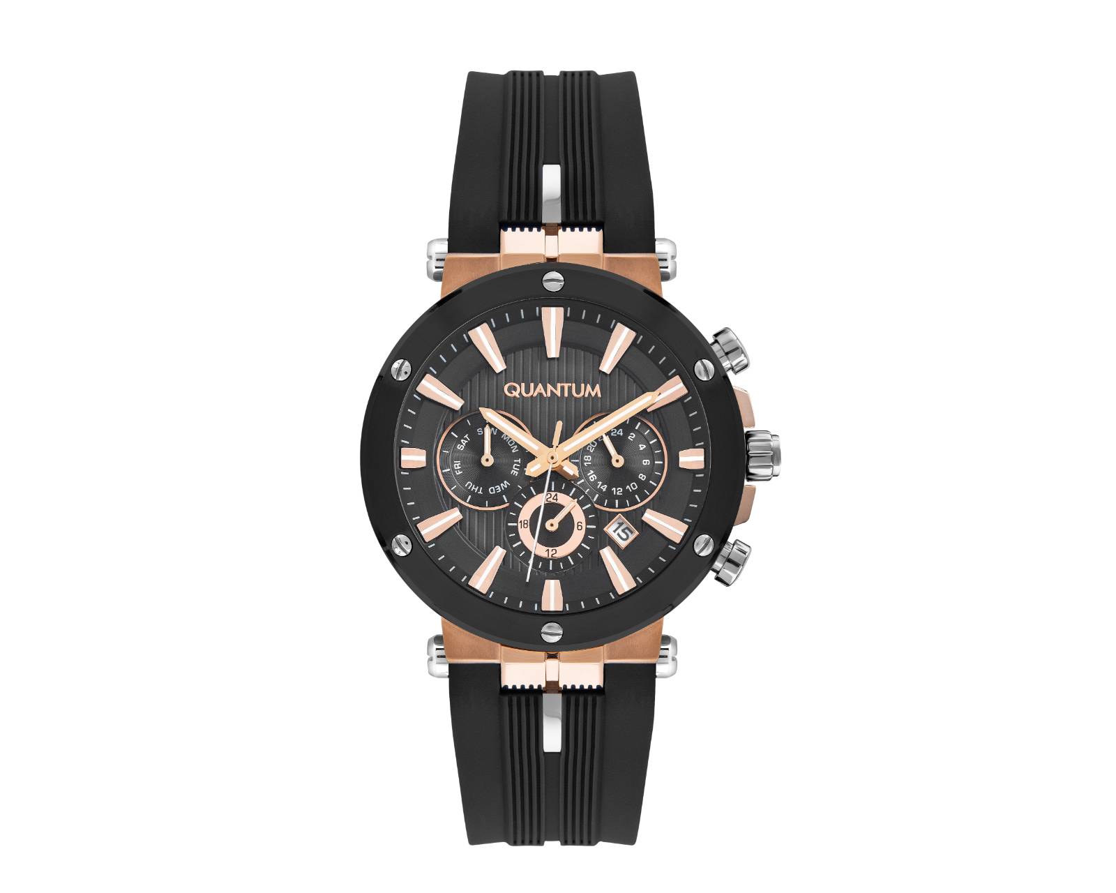 Reloj Quantum Pwg967.851 Color Negro Análogo Unitalla