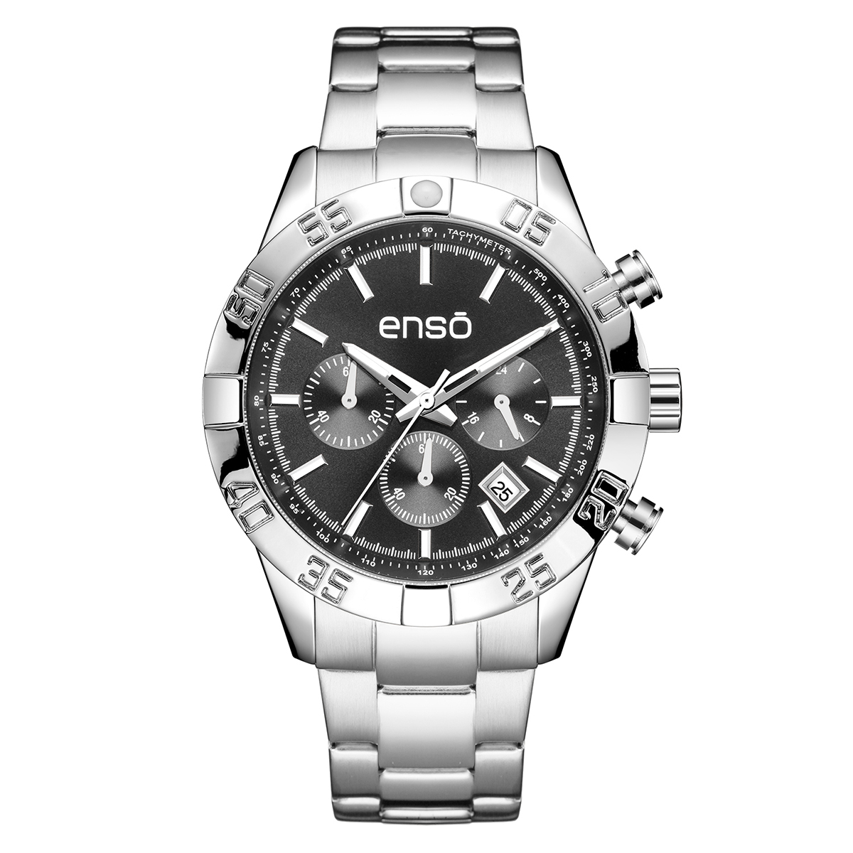 Reloj De Pulsera Enso Para Hombre Ew1040g1 Plateado
