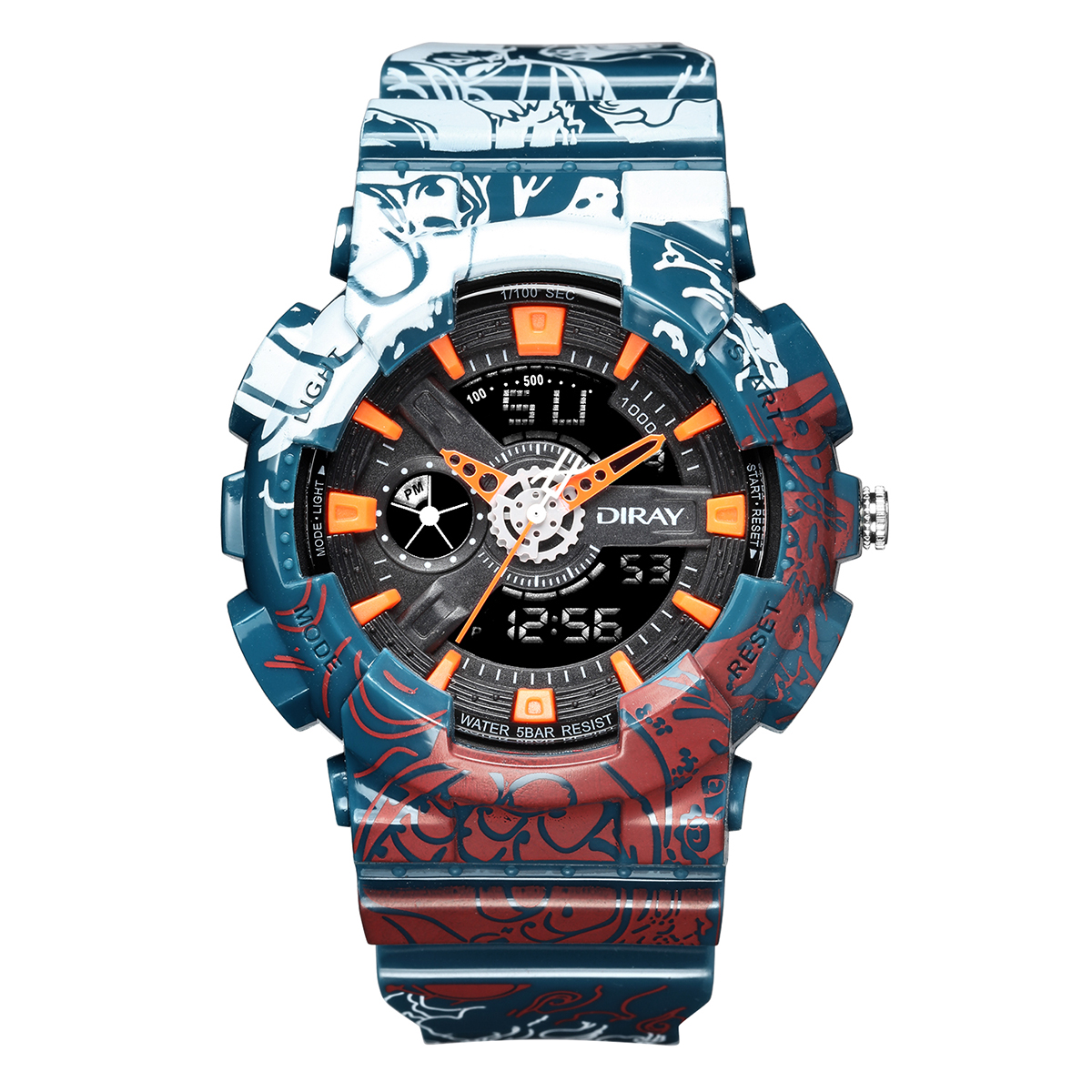 Reloj de Pulsera Diray para Hombre Dr341adhm2 Multicolor