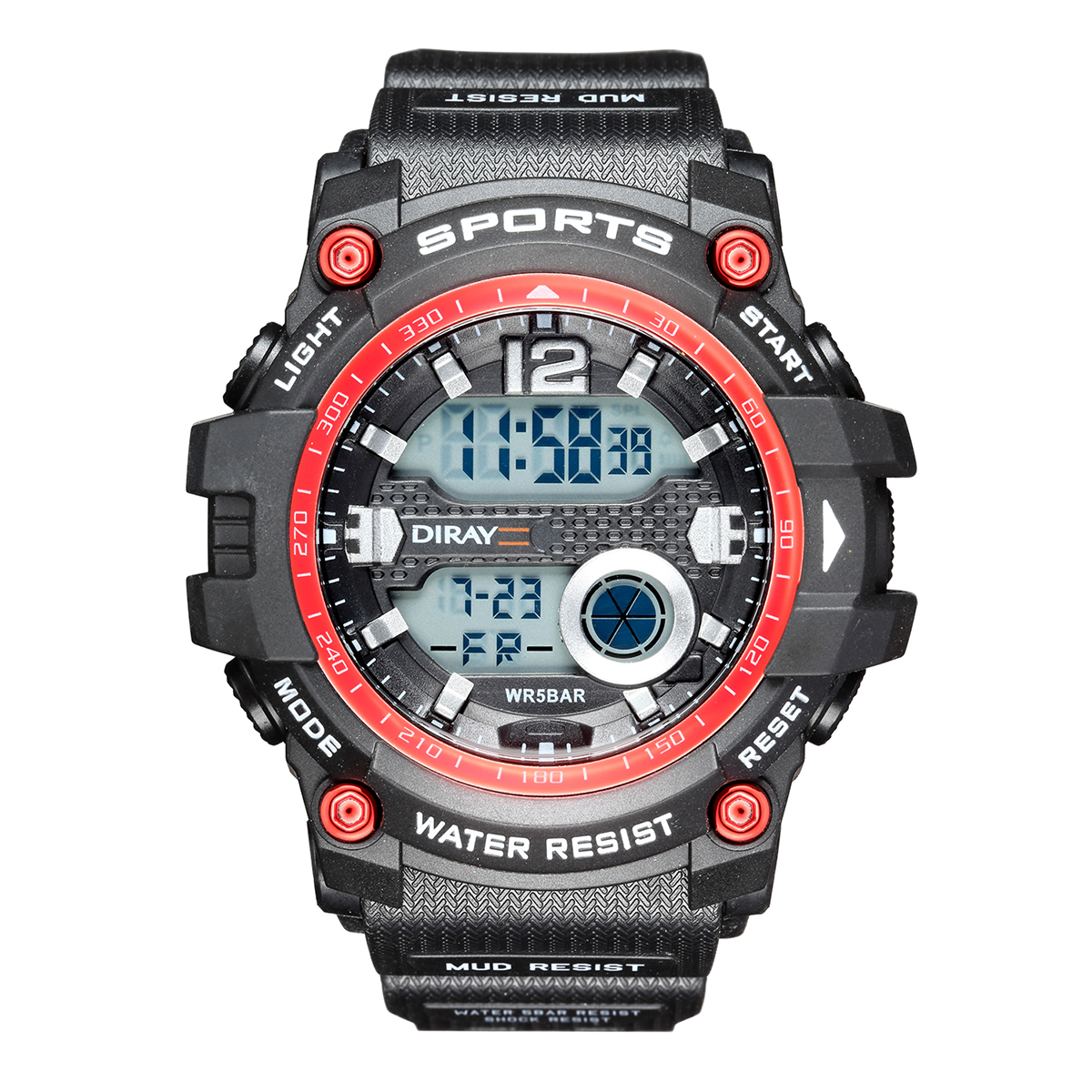 Reloj de Pulsera Diray para Hombre Dr2129g2 color Negro