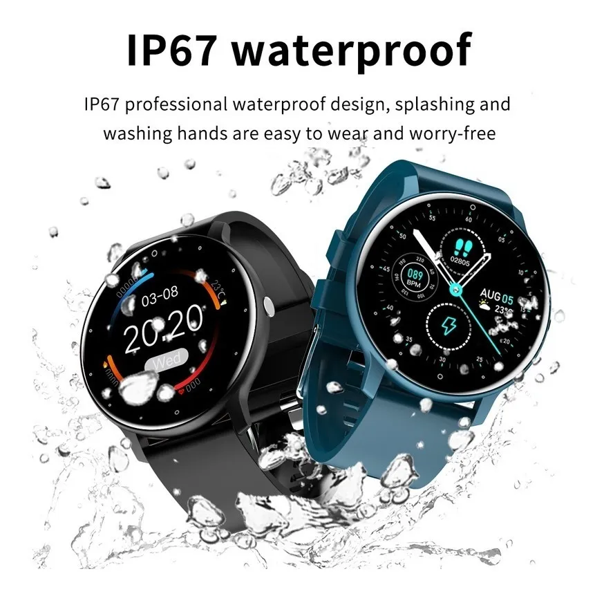 Foto 2 | Reloj Inteligente Lige Deportivo Impermeable para Hombre color Azul