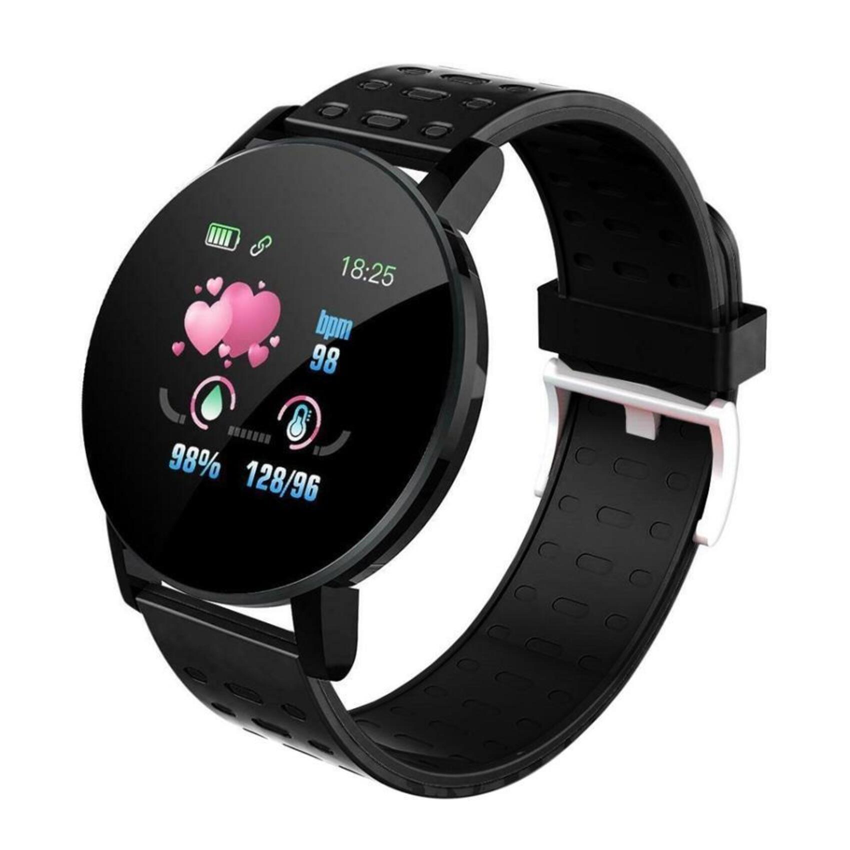 Foto 2 pulgar | Smartwatch con Bluetooth Genérica 119 Plus color Negro