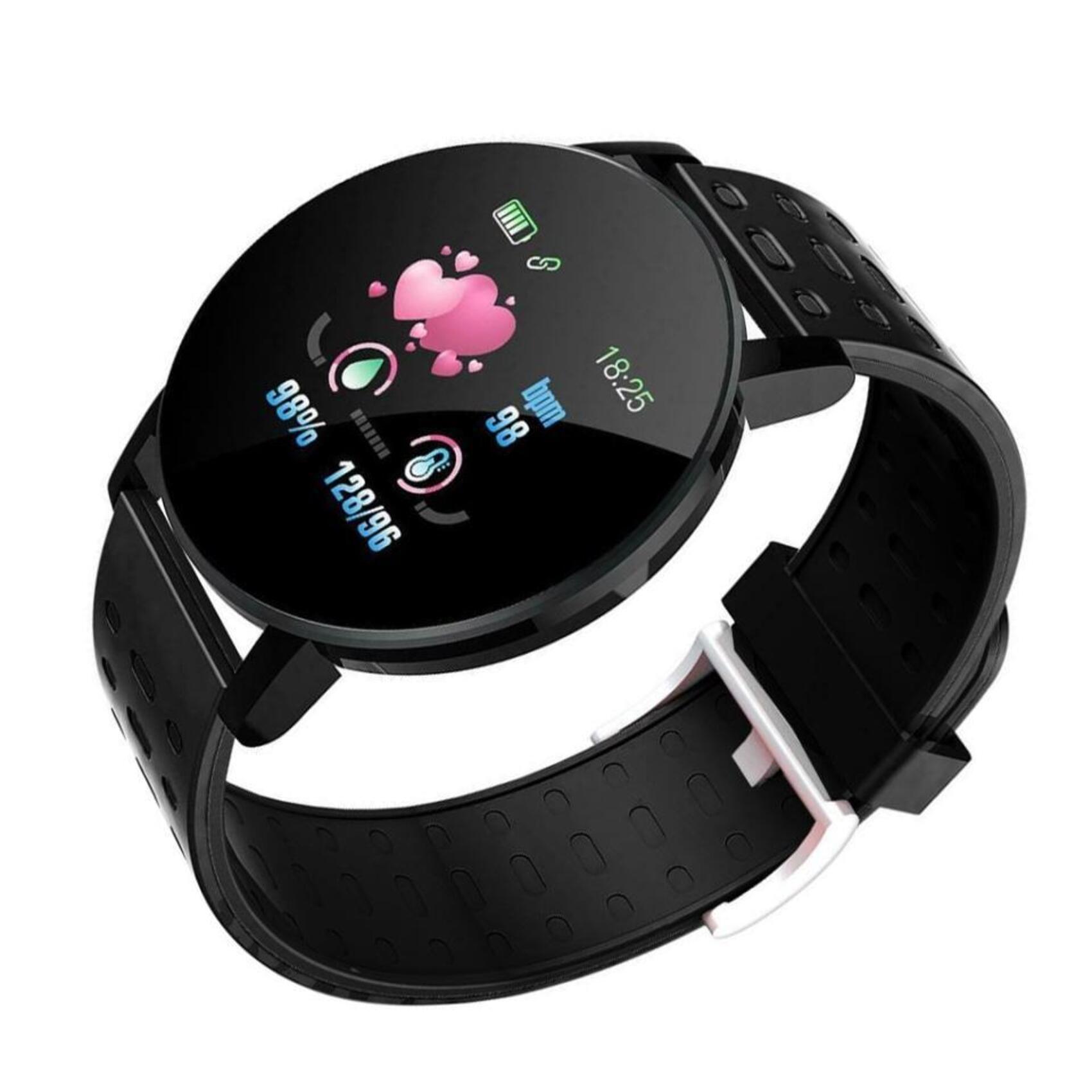 Foto 4 pulgar | Smartwatch con Bluetooth Genérica 119 Plus color Negro