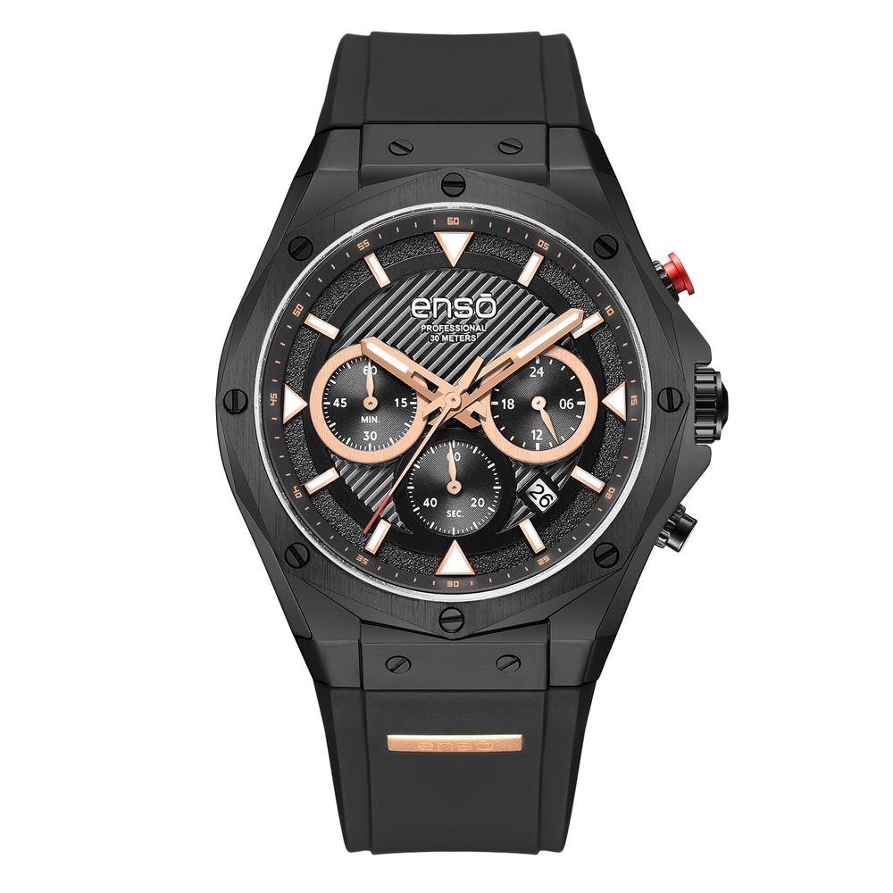 Foto 2 pulgar | Reloj De Pulsera Enso Para Hombre Ew1042g5 Negro