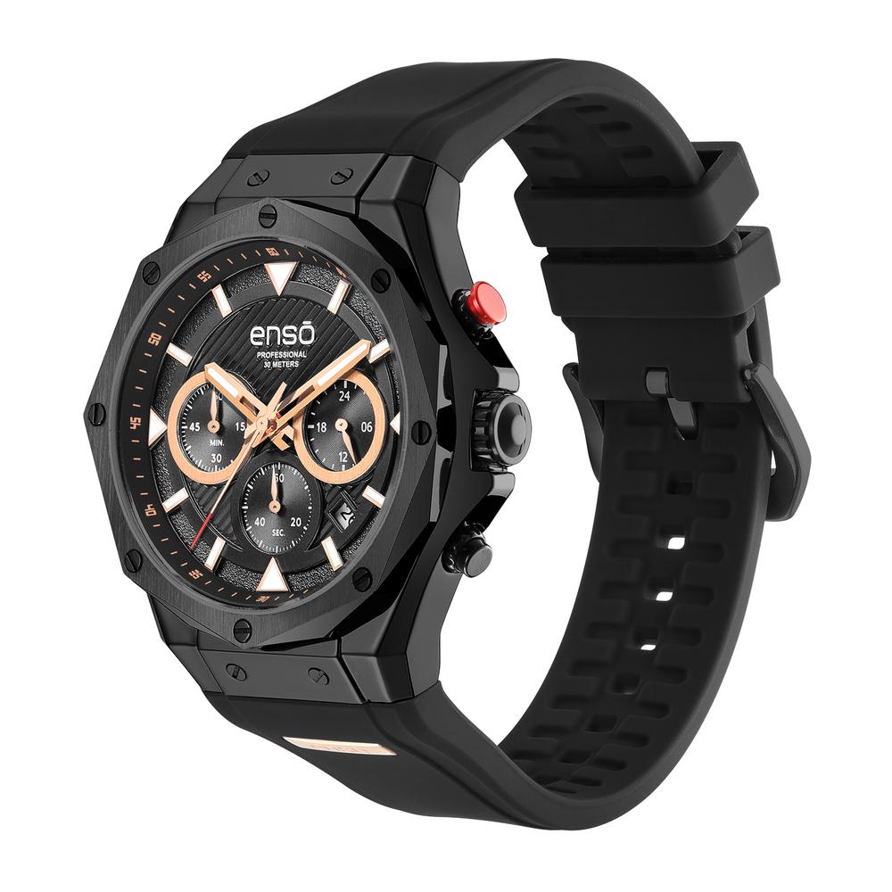 Foto 3 pulgar | Reloj De Pulsera Enso Para Hombre Ew1042g5 Negro