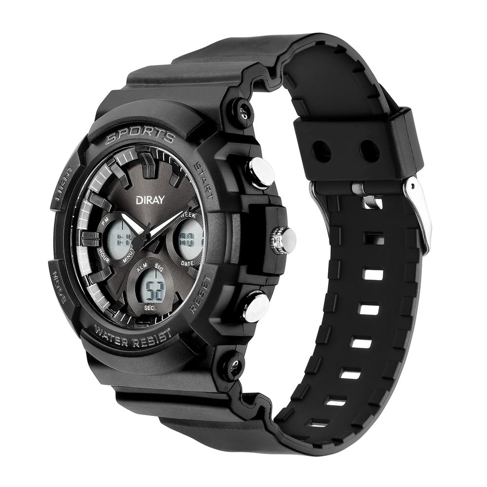 Foto 3 pulgar | Reloj de Pulsera Diray DR357AD1 color Negro para Hombre