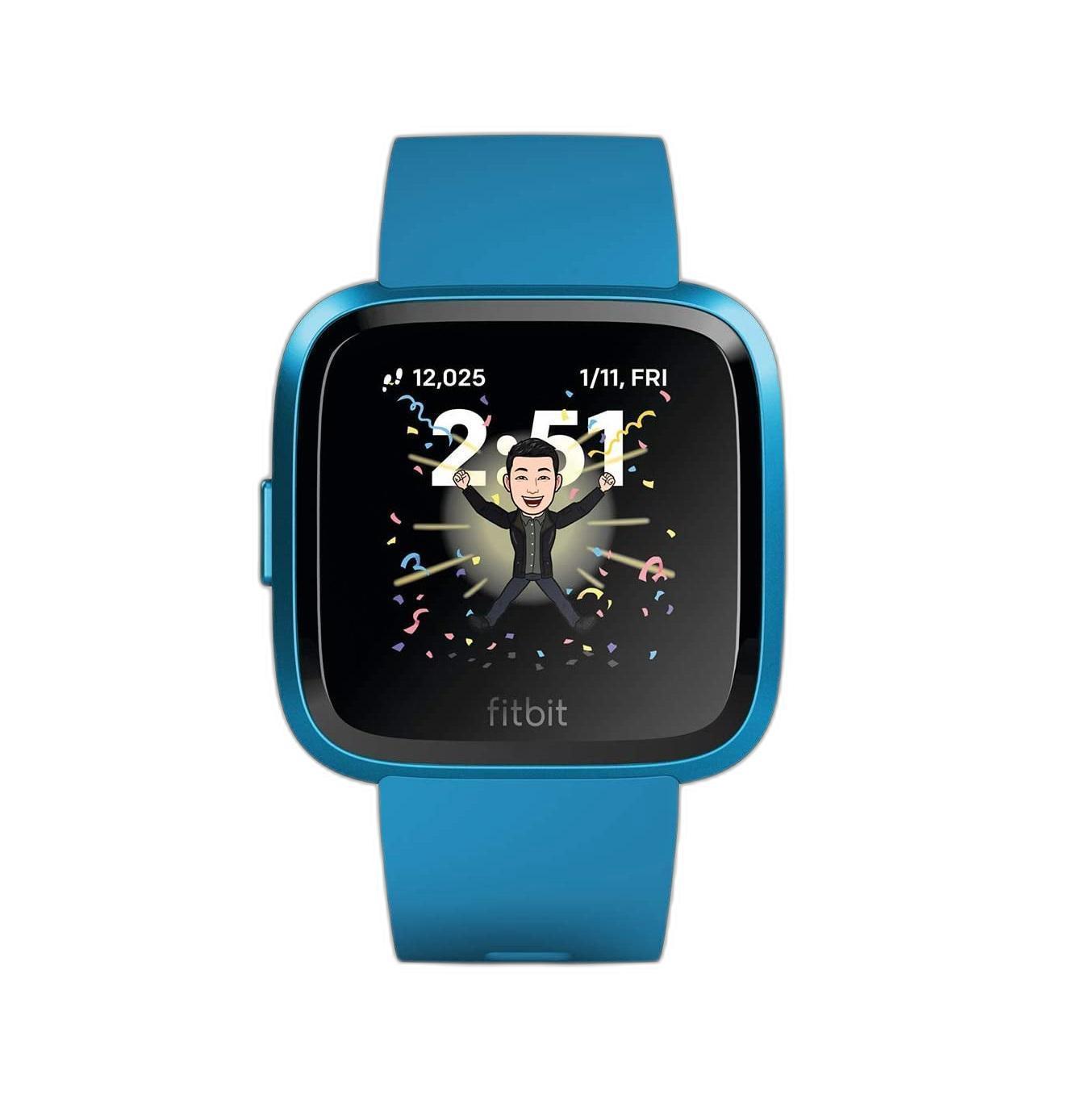 Foto 2 pulgar | Smartwatch Fitbit Versa Lite Marina color Azul