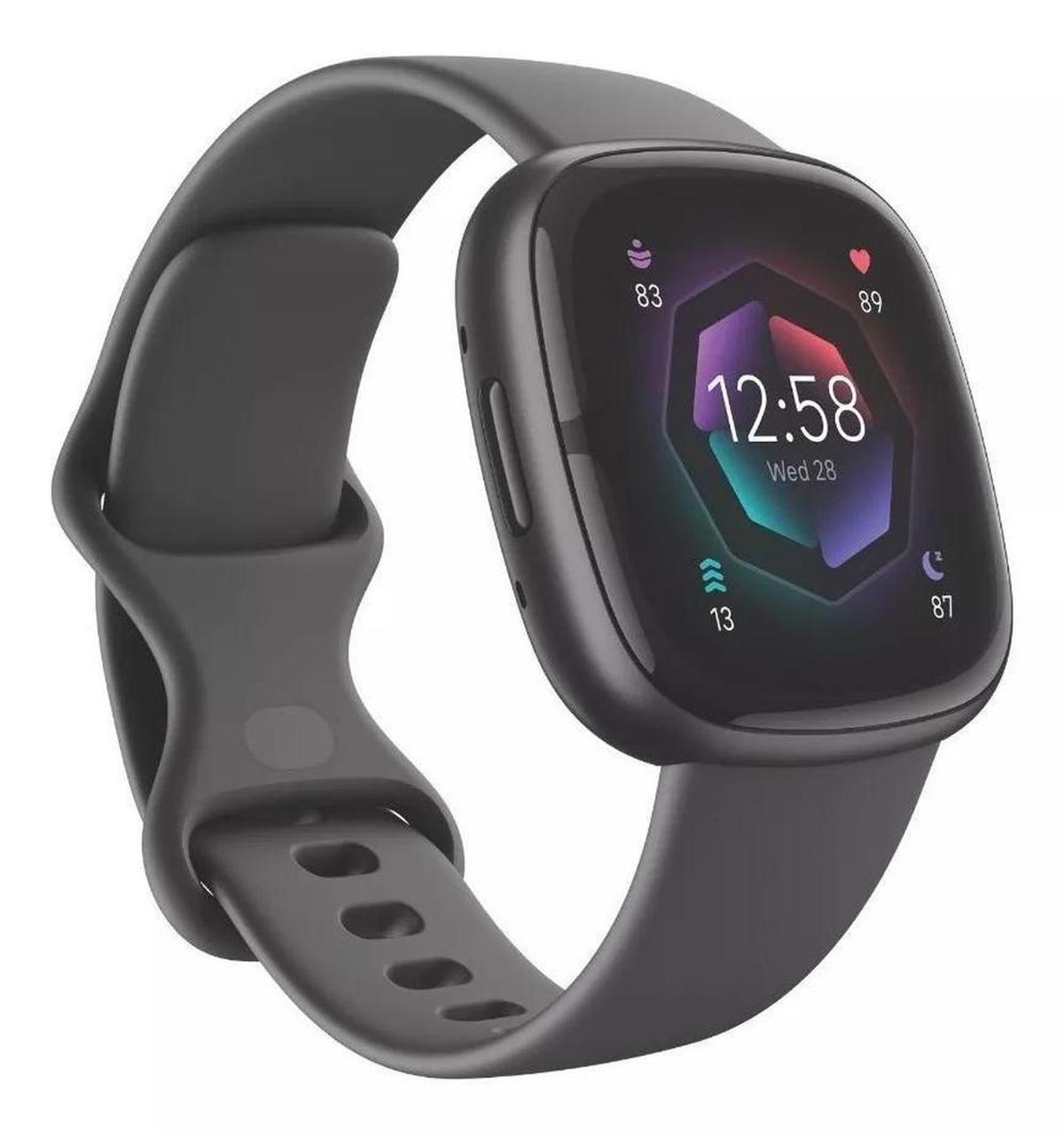 Foto 2 pulgar | Smartwatch Fitbit Elegante color Gris Versa 2 1.4 Bluetooth