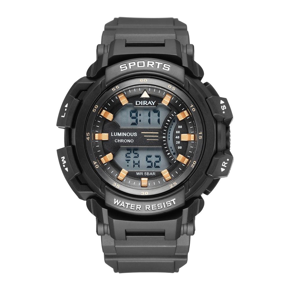 Foto 2 pulgar | Reloj Diray Dr222l2 color Negro para Hombre