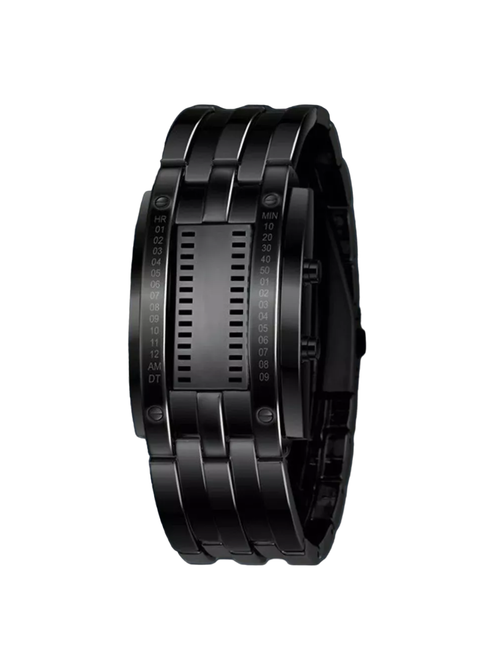 Foto 2 pulgar | Reloj Electrónico Curioso Binario Con Luz Led Elegante Negro