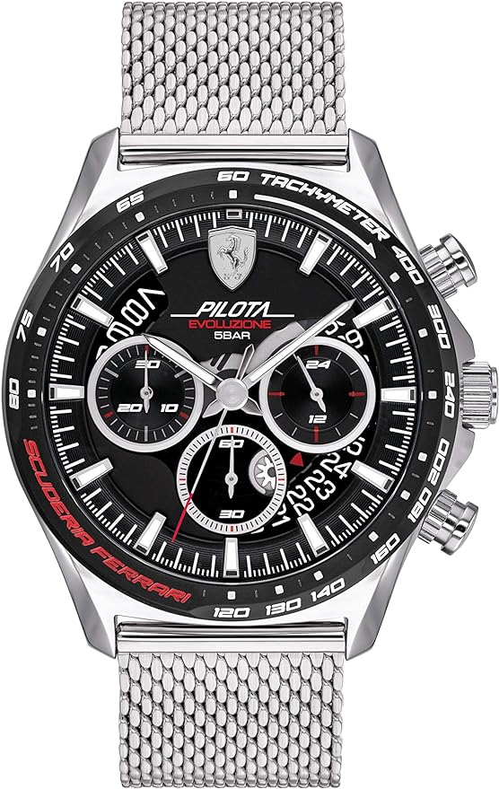 Reloj para Caballero de Cuarzo Ferrari  Acero Inoxidable color Plata