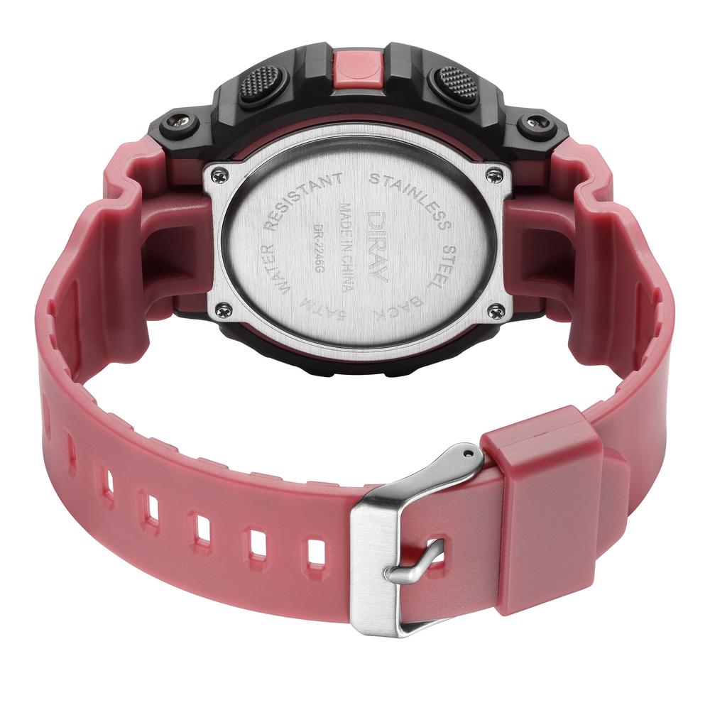 Foto 4 pulgar | Reloj Deportivo Diray Para Caballero Dr2246g4 Rojo