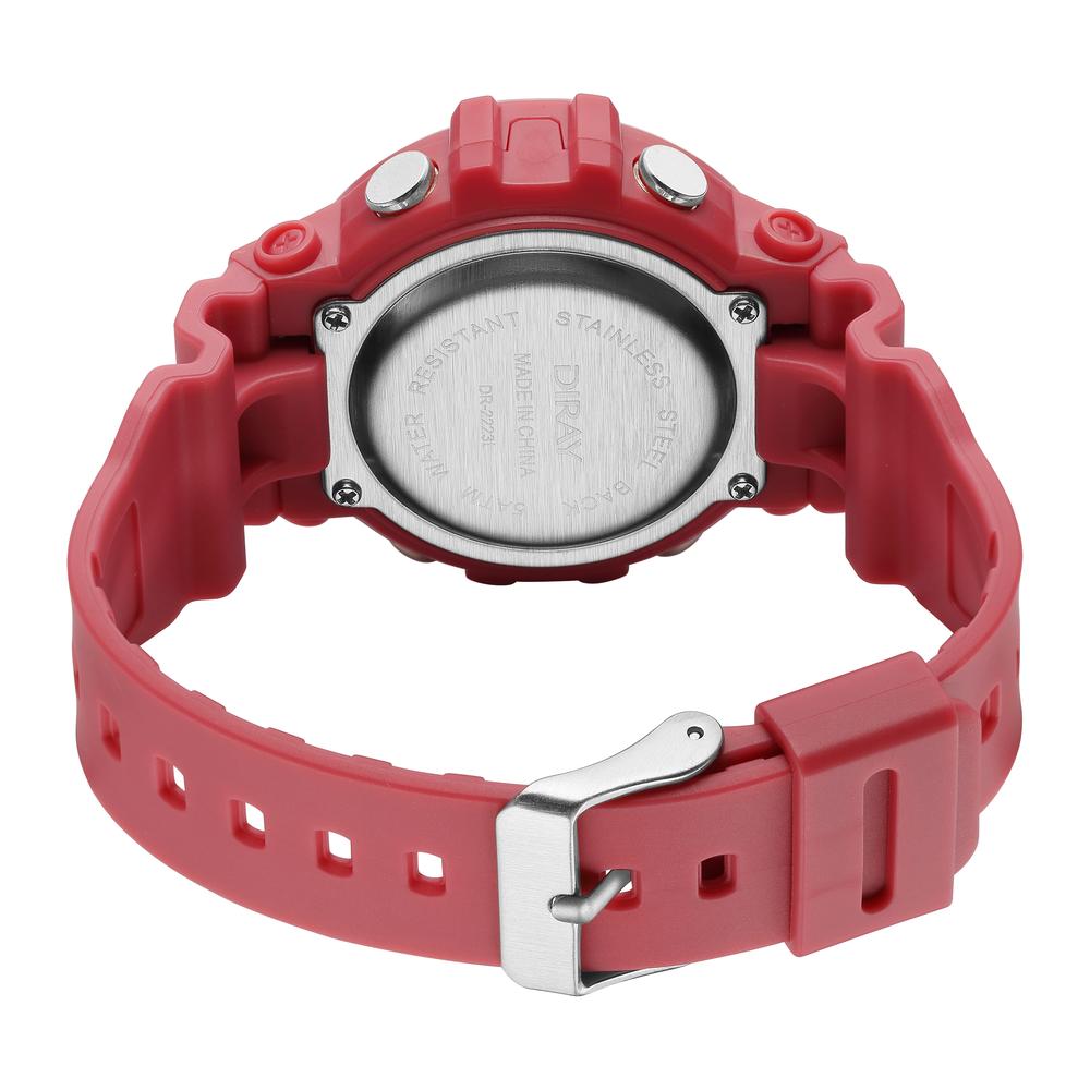 Foto 4 pulgar | Reloj Deportivo Diray Dr2223l8 Rojo